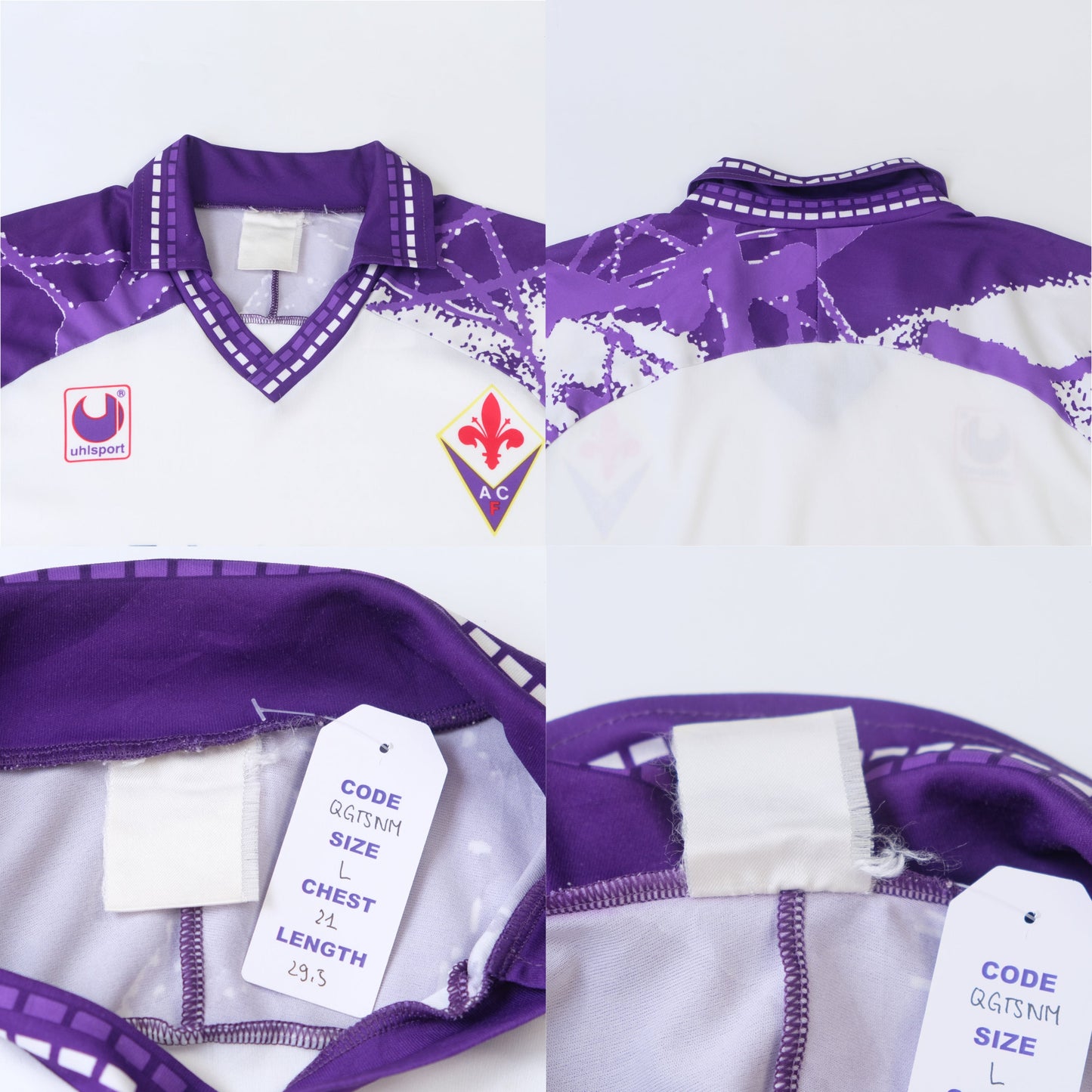 1994/95 Fiorentina Away Shirt Uhlsport (L)