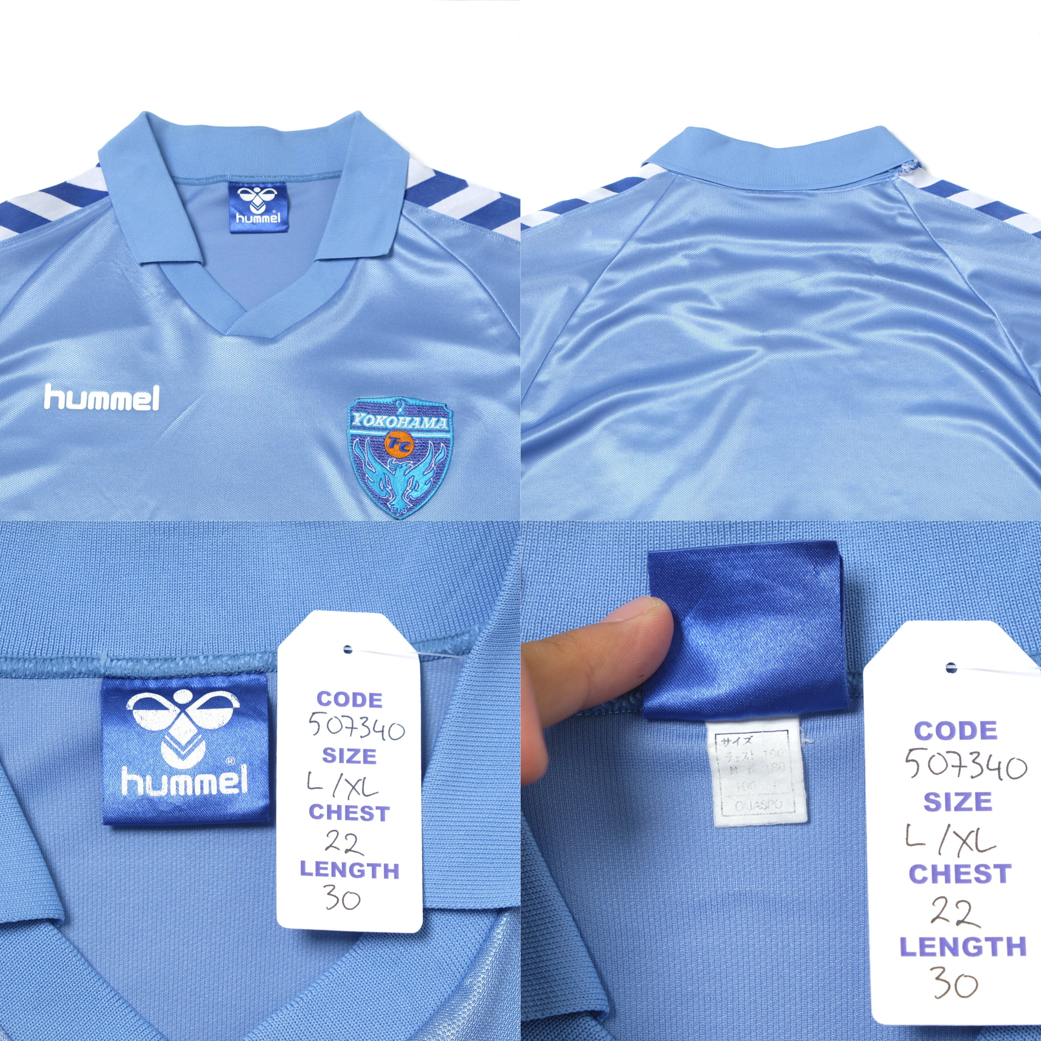 2000s Yokohama FC Training Shirt Hummel J-League (L/XL) – Casual