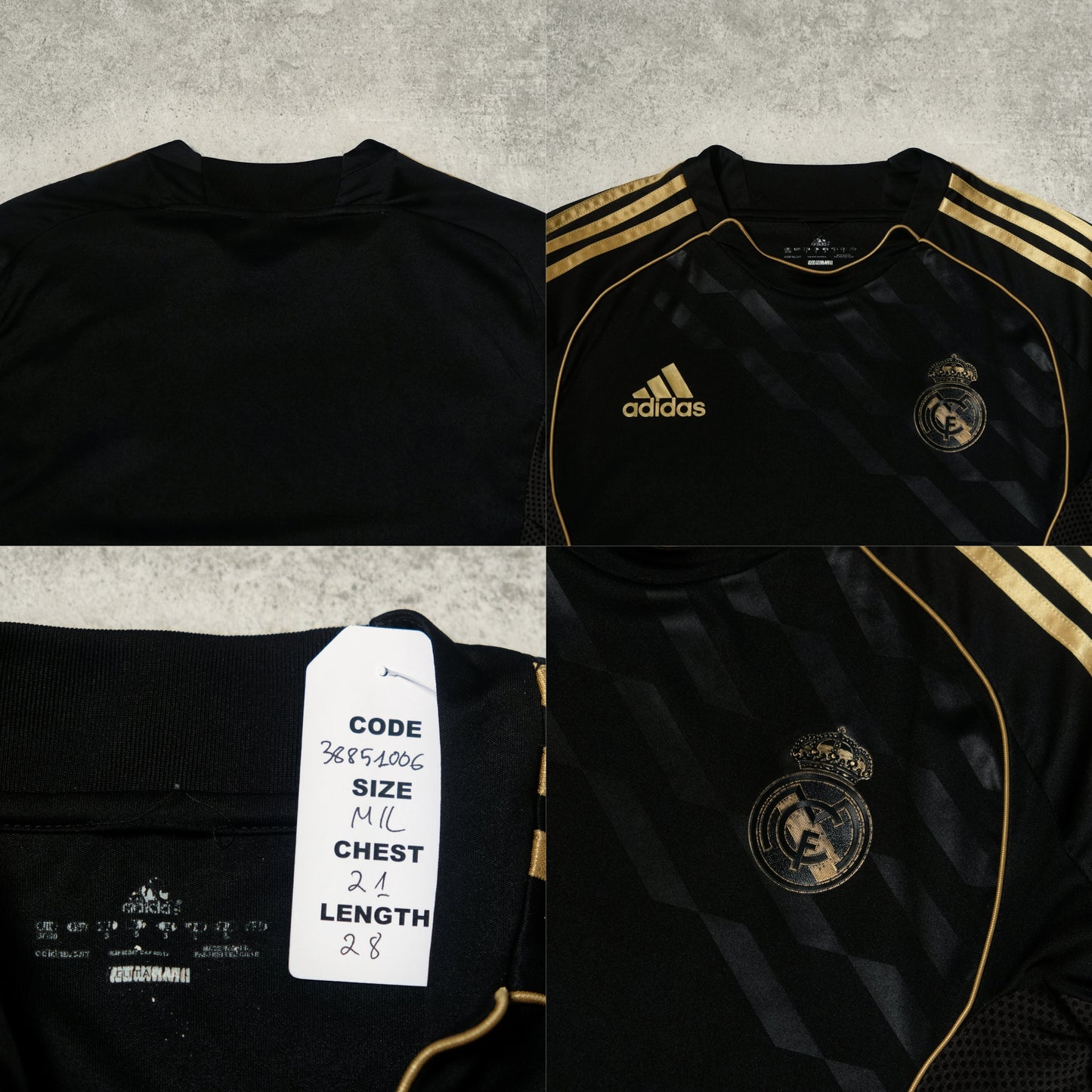 2011/12 Real Madrid Training Shirt Adidas (M/L)