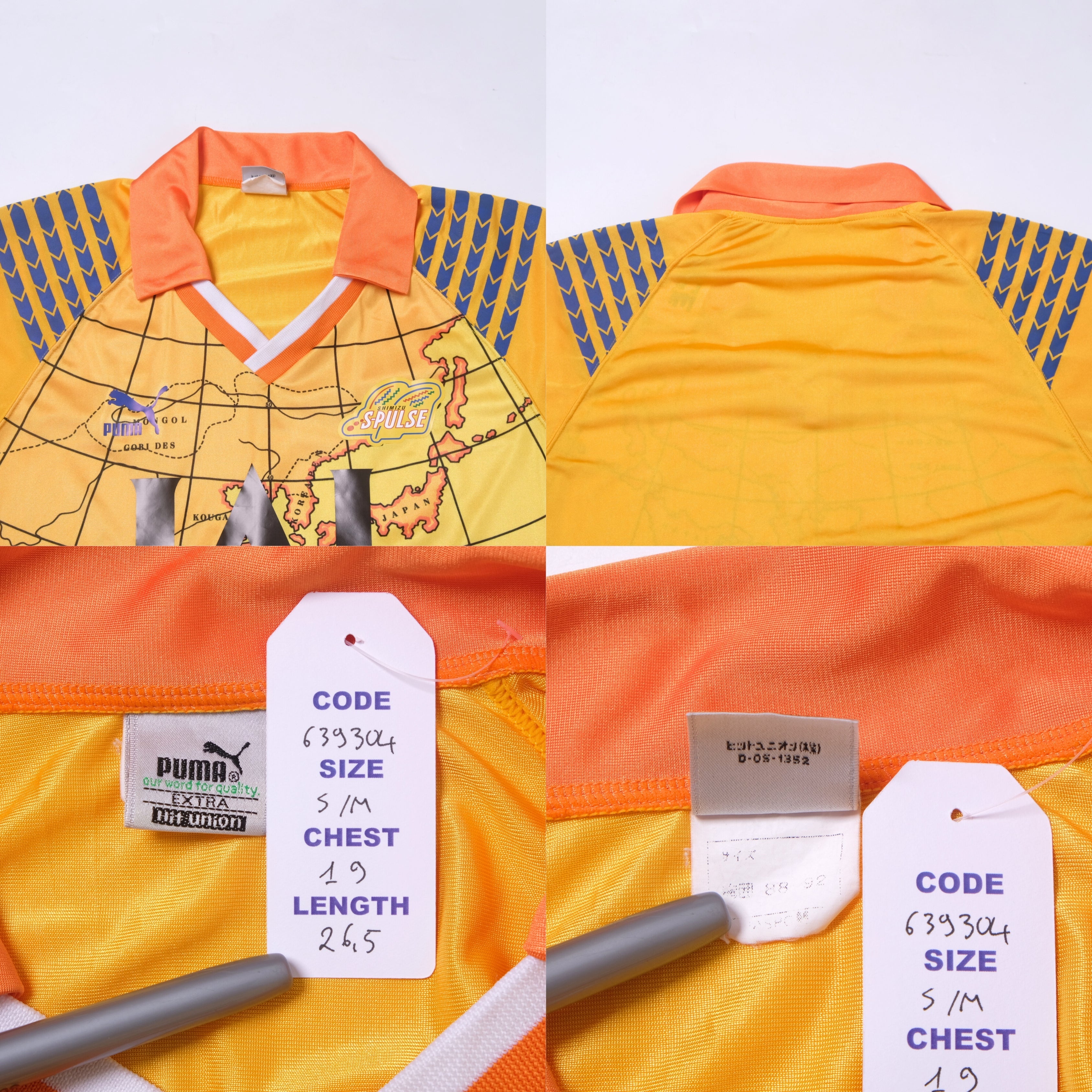 1992/93 Shimizu S-Pulse Home Shirt Puma J-League (S/M) – Casual