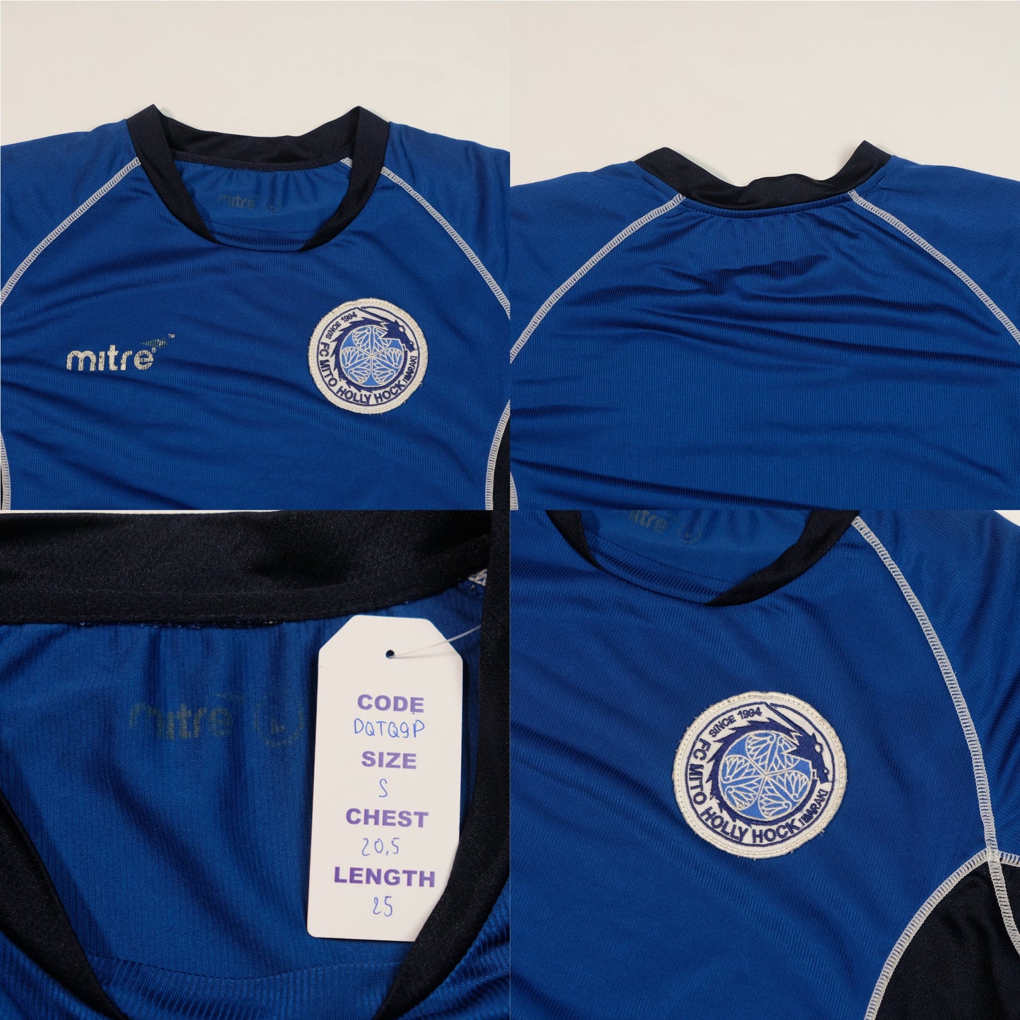 2006/07 Mito HollyHock Home Shirt Mitre J-League (S)