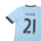 2014/15 Manchester City Home Shirt Nike David Silva (S)