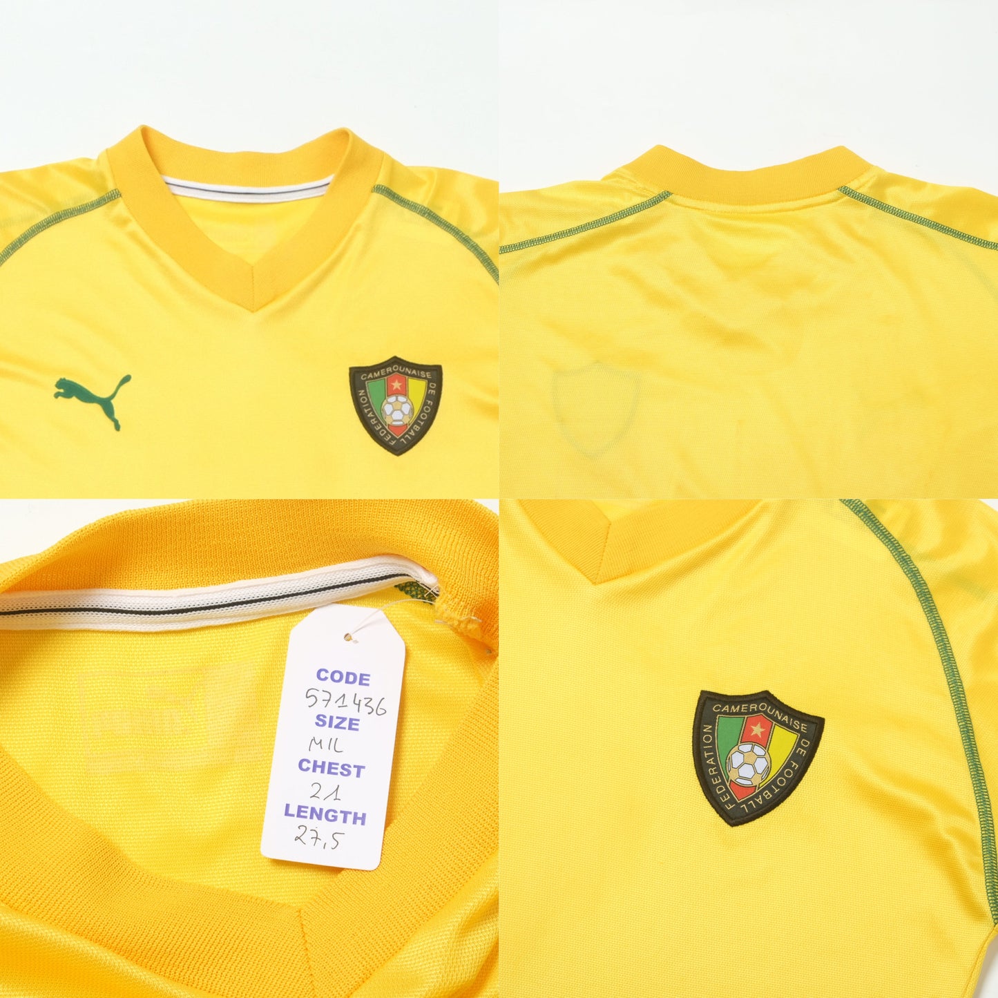 2000/02 Cameroon Training Shirt Puma (M/L)