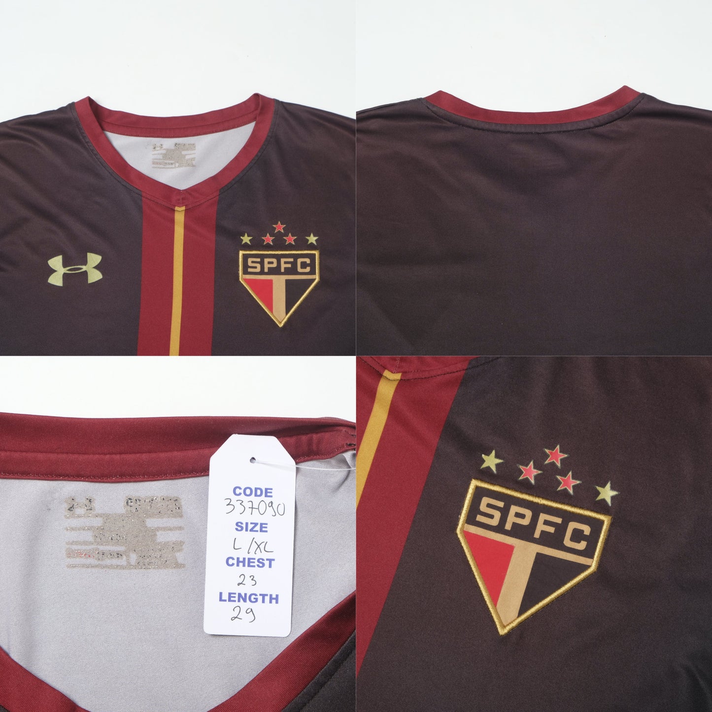 2015 Sao Paulo Goalkeeper Third Shirt Under Armour (L/XL)