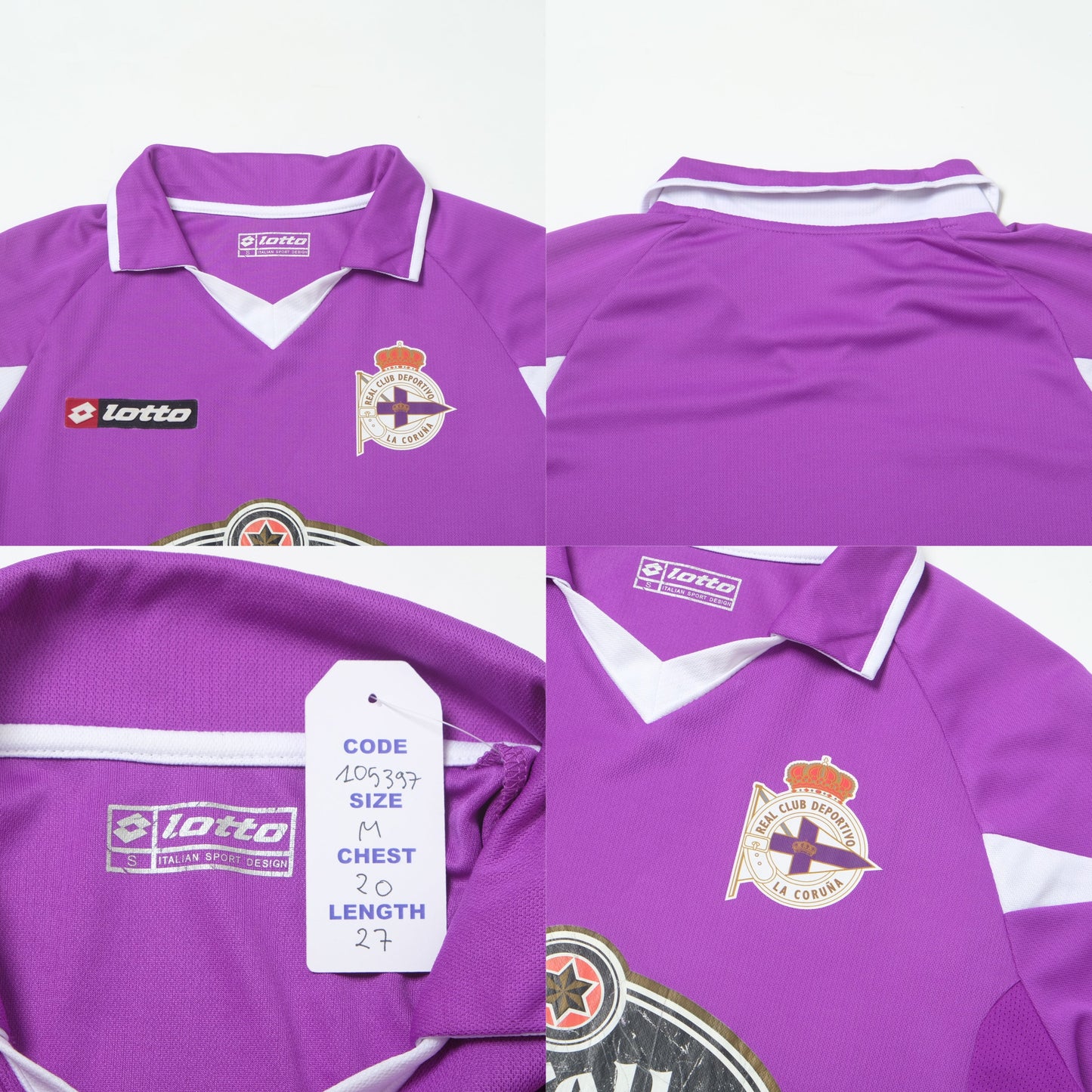 2010/11 Deportivo La Coruna Third Shirt Lotto (M)