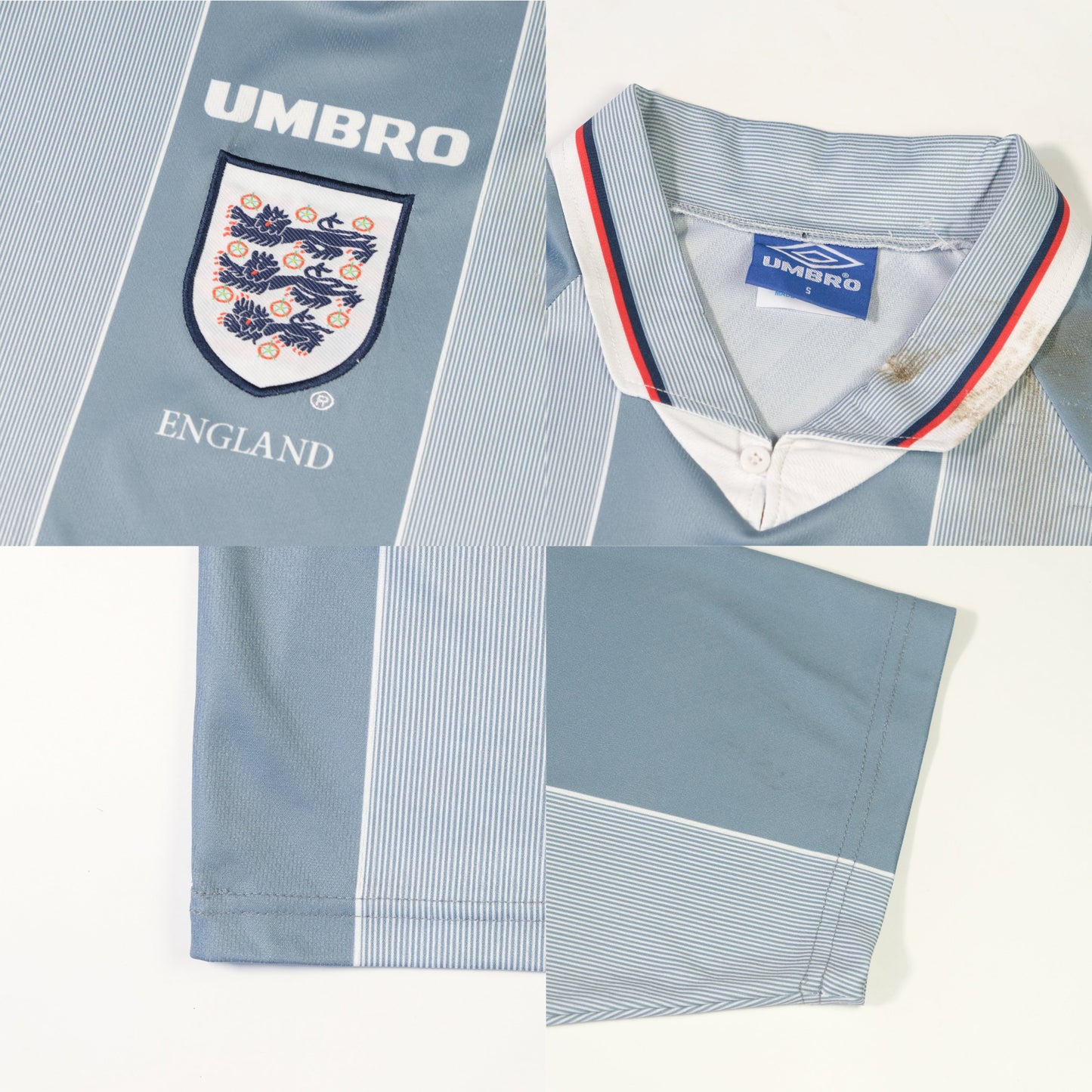 1996/97 England Away Shirt Umbro (S/M)