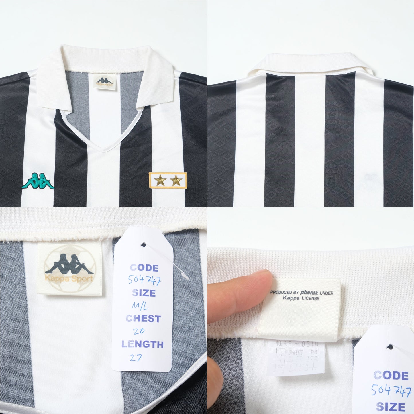 1992/94 Juventus Home Shirt Kappa (M/L)