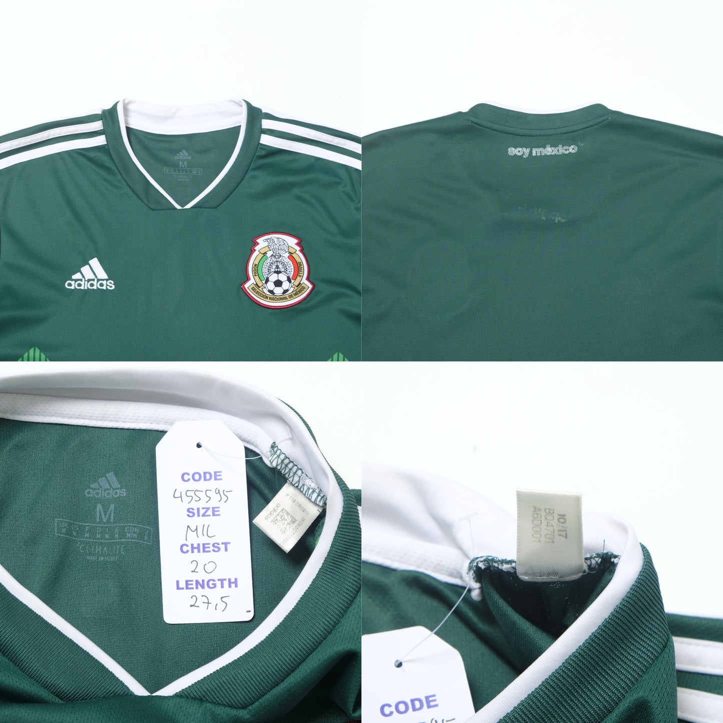 2018/19 Mexico Home Shirt Adidas (M/L)