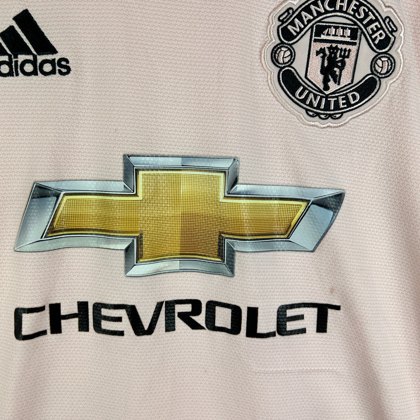 Manchester United 2018/2019 Third Shirt - Pink - 8.5/10 - Size Small - CG0038