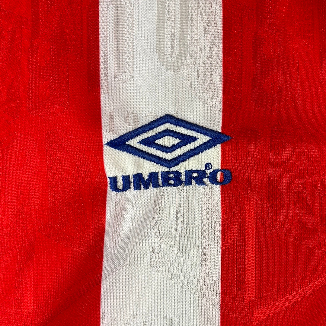 Olympiacos 1992-1993 Home Shirt - Large - Very Good Condition
