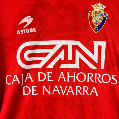 Osasuna 1999-2000 Player Issue L/S Home Shirt - Extra Large - Yanguas 2