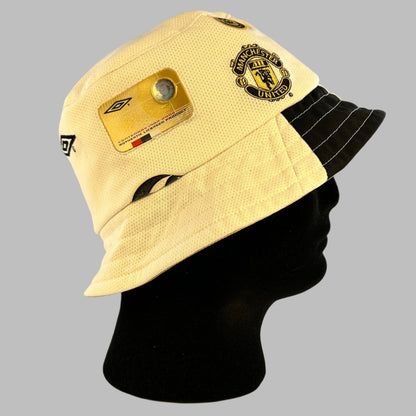 Manchester United 01/02 Upcycled Away/Third Shirt Bucket Hat