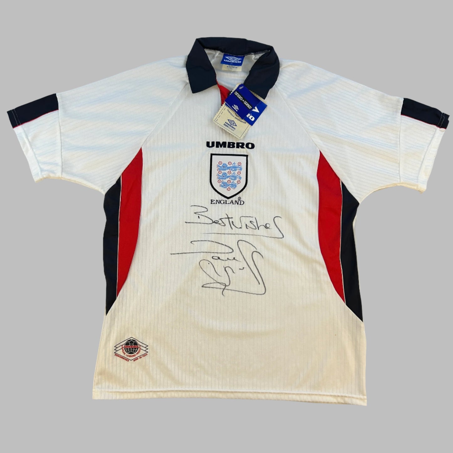 England 1998/1999 Home Shirt - BNWT - Signed