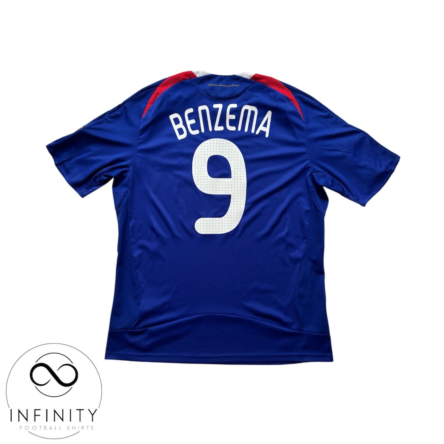 France Home Shirt 2007/08 (L) Benzema 9