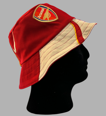 Arsenal 2004/2004 Upcycled T90 Home Shirt Bucket Hat