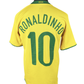 Brazil 2008-10 Home - Size M - Ronaldinho 10
