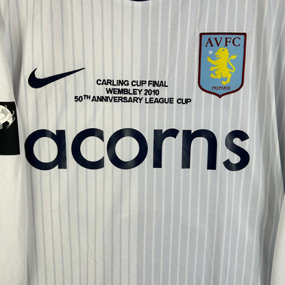 Aston Villa 2009/2010 Player Issue Away Shirt - Carling Cup final