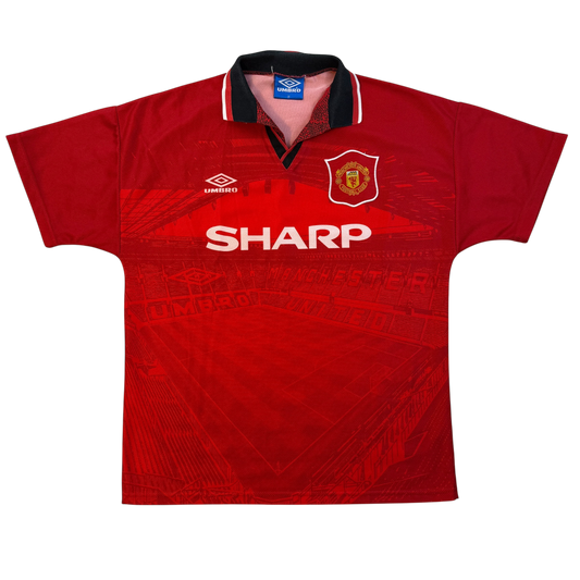 Manchester United 1994-1995-1996 Home Shirt - Medium