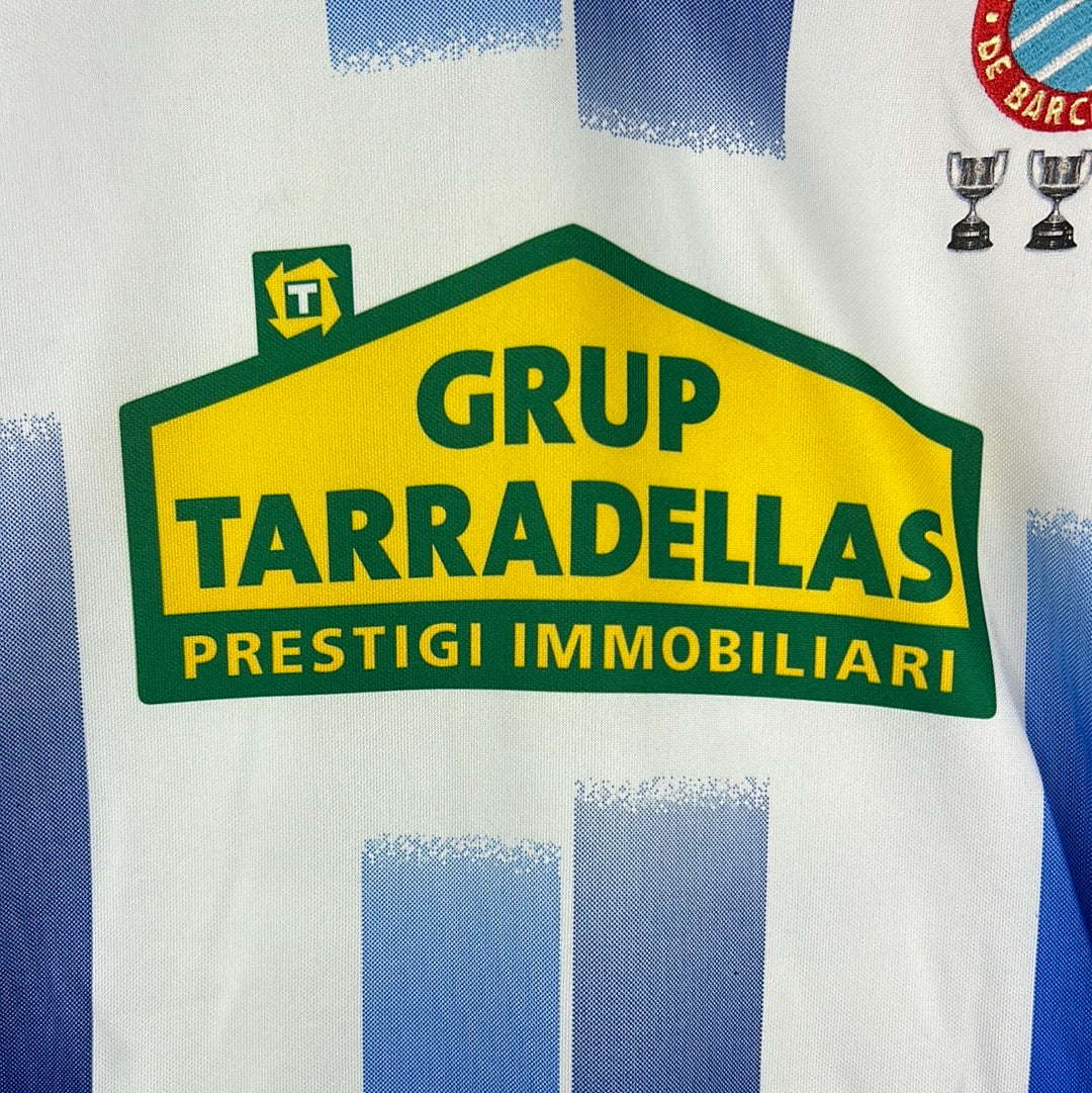 Espanyol 2005/2006 Player Issue Shirt - Copa Del Rai Final
