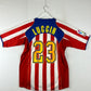 Atletico Madrid 2004/2005 Match Worn Home Shirt - Luccin 23 - Stealth