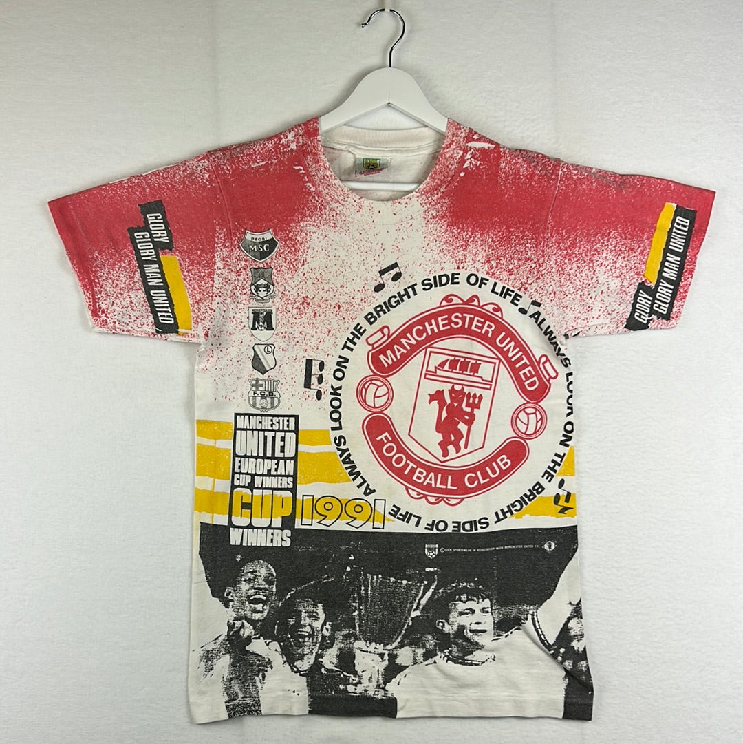 Manchester United 1991 ECWC T-Shirt