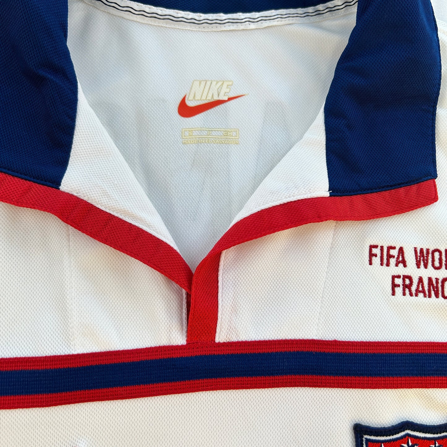 USA France 1998 Wolrd Cup Player Issue Shirt - Squad Signed