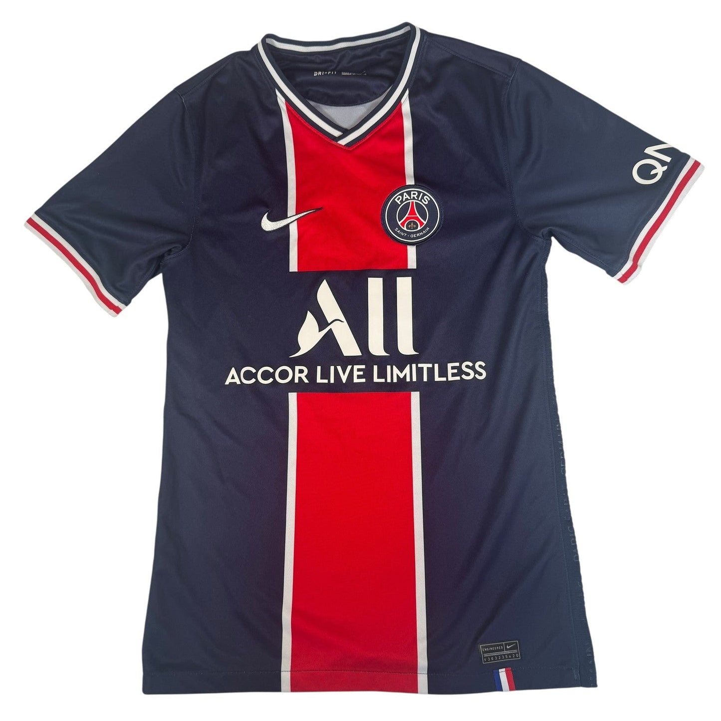 MBAPPE 7 PSG Paris Saint-Germain 2020/2021 Home Football Shirt Small