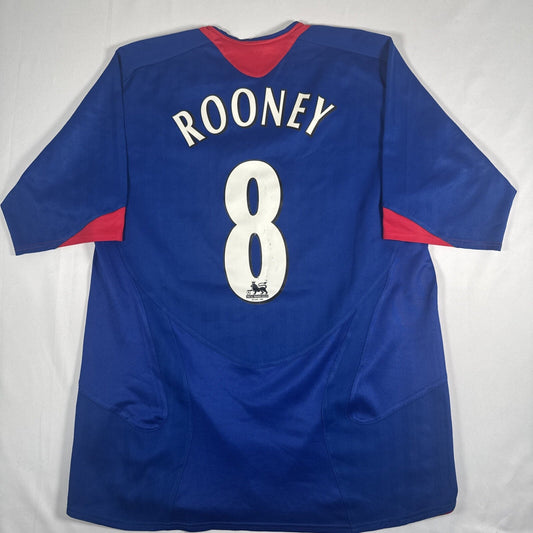Manchester United 2005/2006 Away Shirt Large - ROONEY 8
