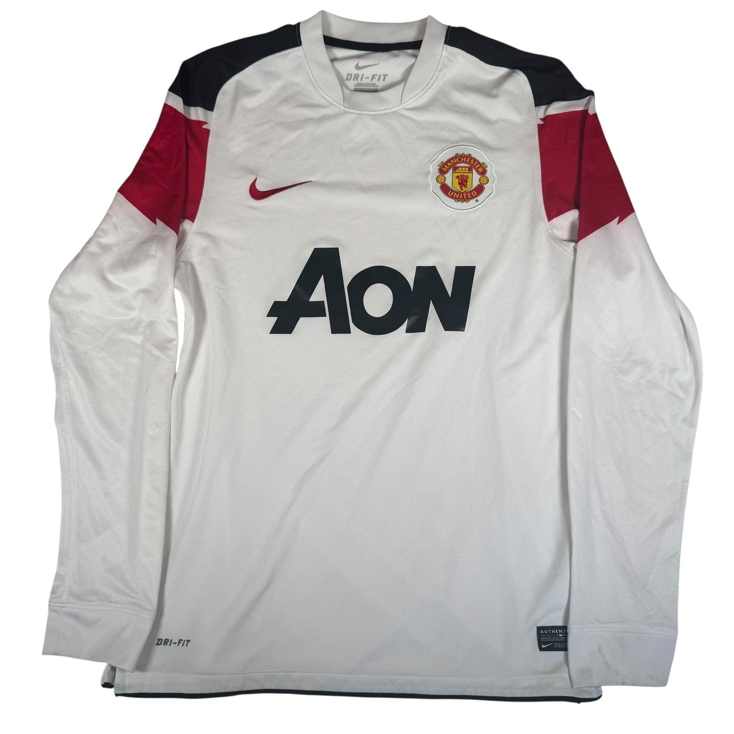 Manchester United 2010/2011/2012 Away Long Sleeve Football Shirt Medium