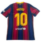 MESSI 10 Barcelona 2020/2021 Home Football Shirt  Large