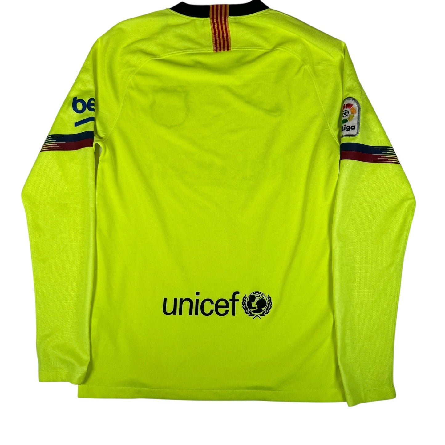 Barcelona 2018/2019 Away Long Sleeve Football Shirt  Small