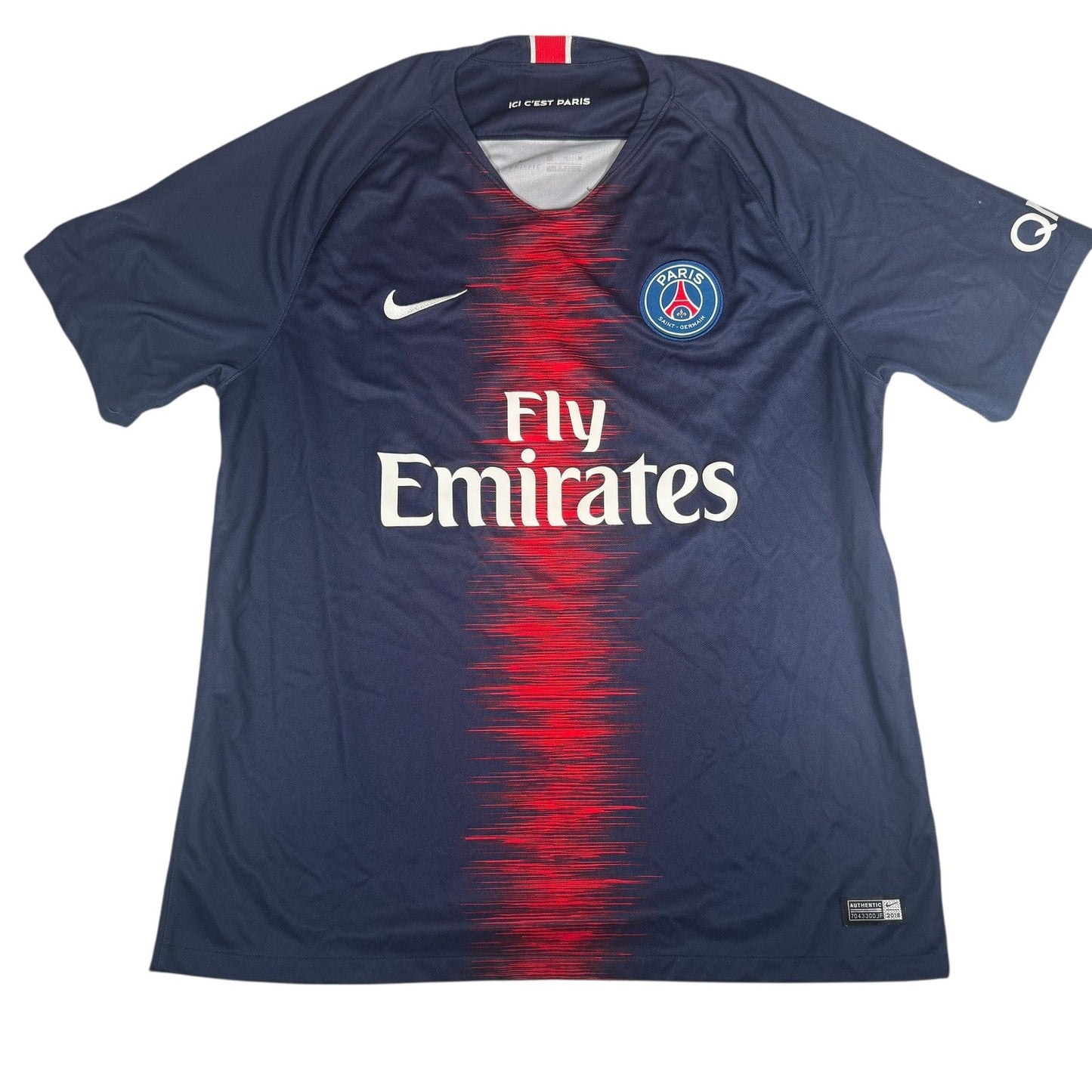 PSG Paris Saint-Germain 2018/2019 Home Football Shirt  XL