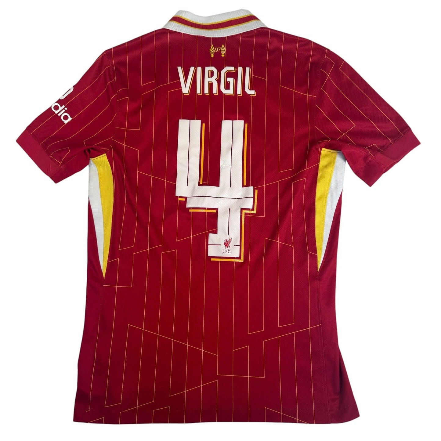 VIRGIL 4 Liverpool 2024/2025 Home Football Shirt  Small