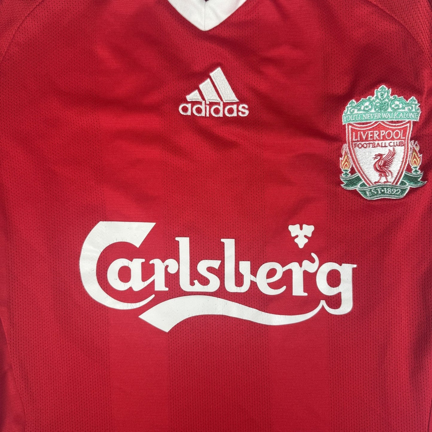 Liverpool 2008/2009/2010 Home Football Shirt  Small