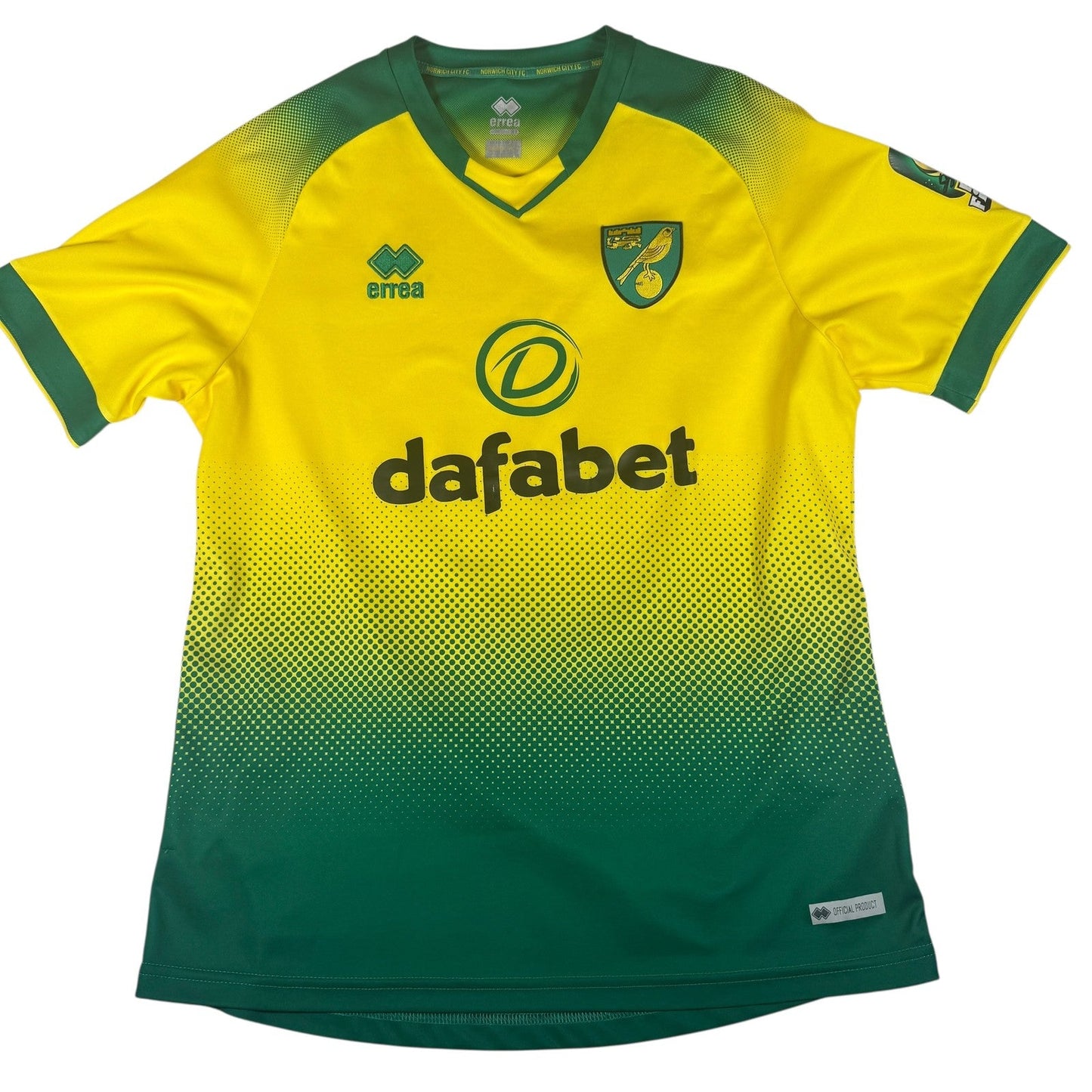 Norwich City 2019/2020 Home Football Shirt  XL