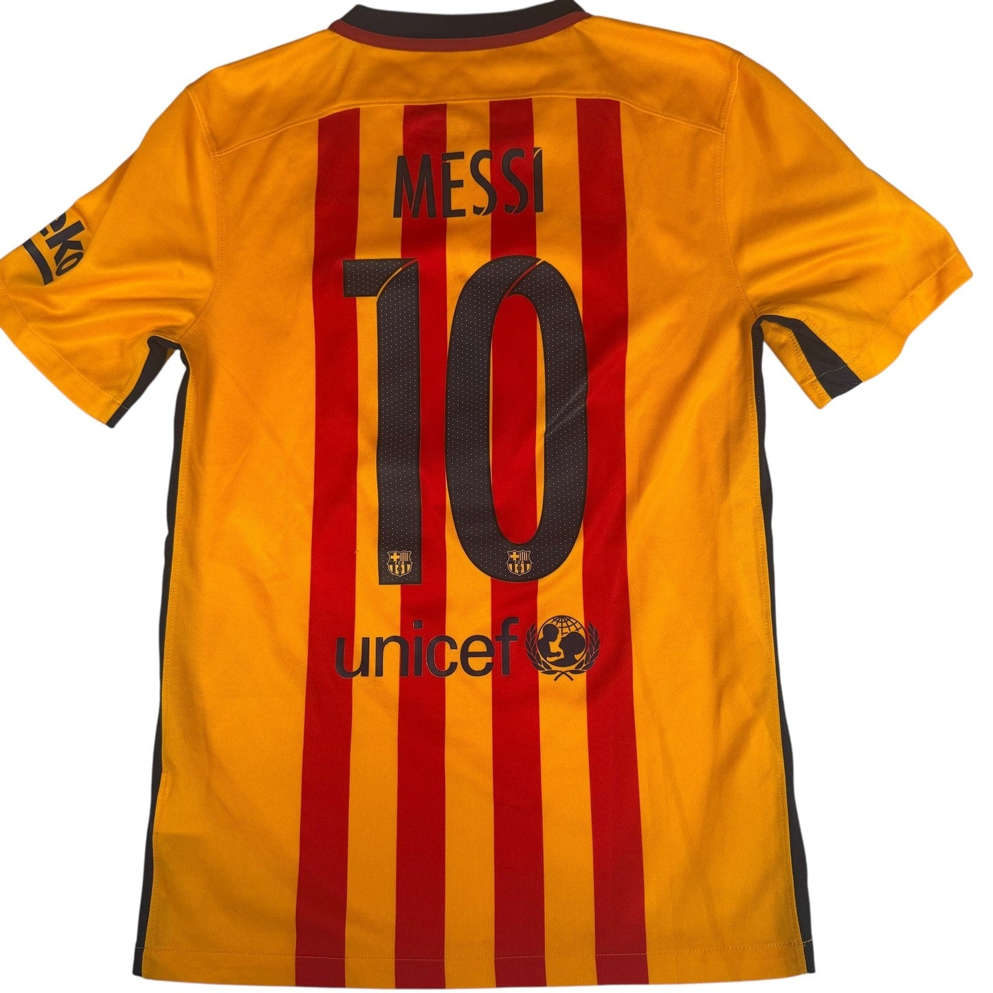 MESSI 10 Barcelona 2015/2016 Away Football Shirt  Small
