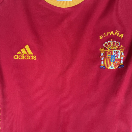 Spain 2002/2003/2004 Home Football Shirt  Large