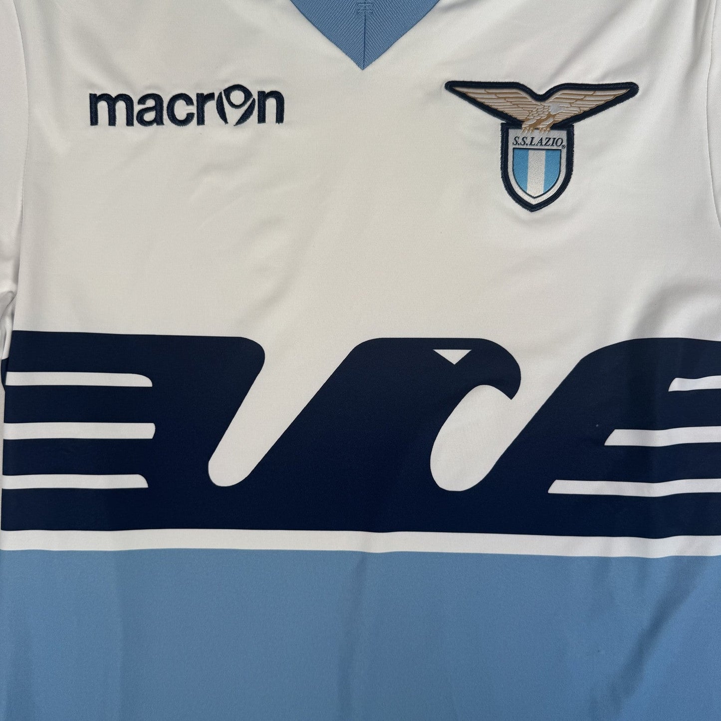 SS Lazio 2014/2015 Home Football Shirt  Large