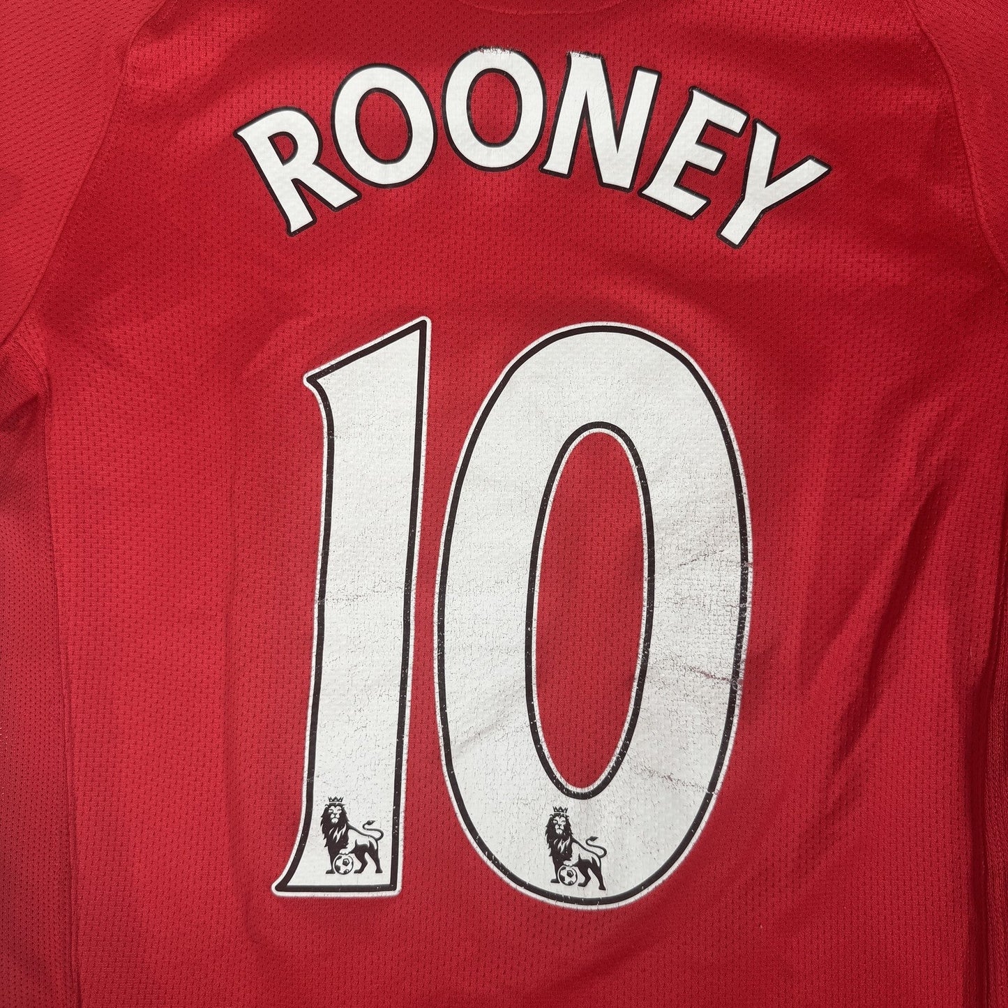 ROONEY 10 Manchester United 2007/2008/2009 Home Football Shirt Childs XL