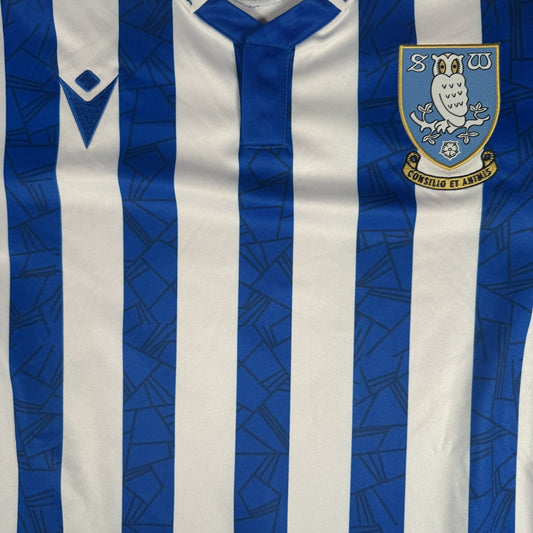 Sheffield Wednesday 2021/2022 Long Sleeve Home Football Shirt Small