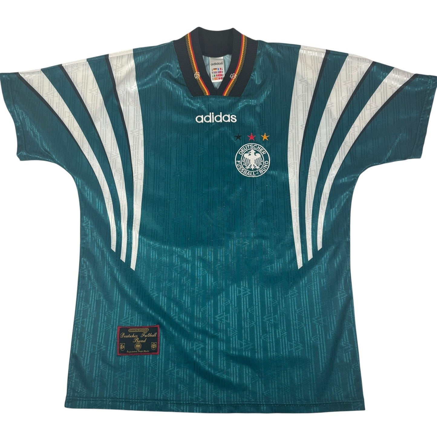 BIERHOFF 20 Germany 1996/1997/1998 Away Football Shirt  Medium