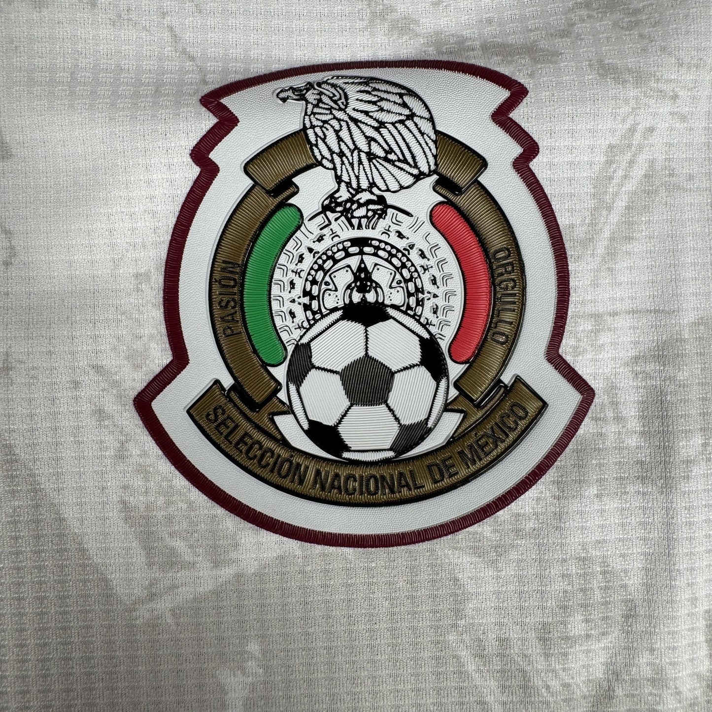 J.ANGULO Mexico 2020/2021 Away Long Sleeve Football Shirt Player Spec Medium