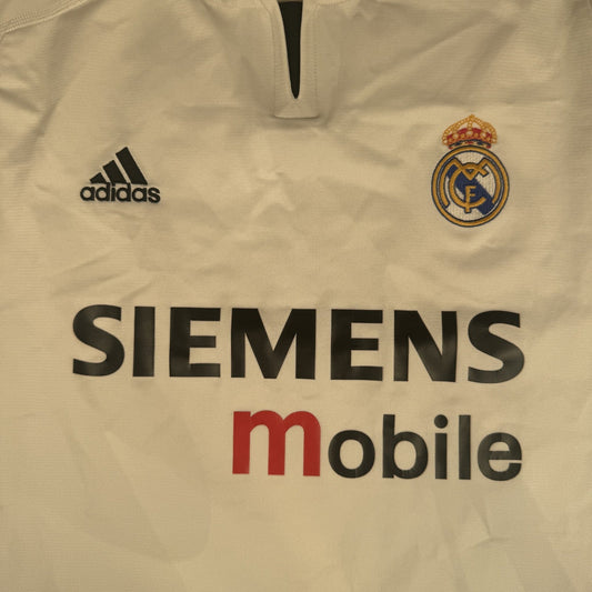 Real Madrid 2003/2004 Home Football Shirt  XL
