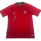 RONALDO 7 Portugal 2018/2019/2020 Home Football Shirt  Medium