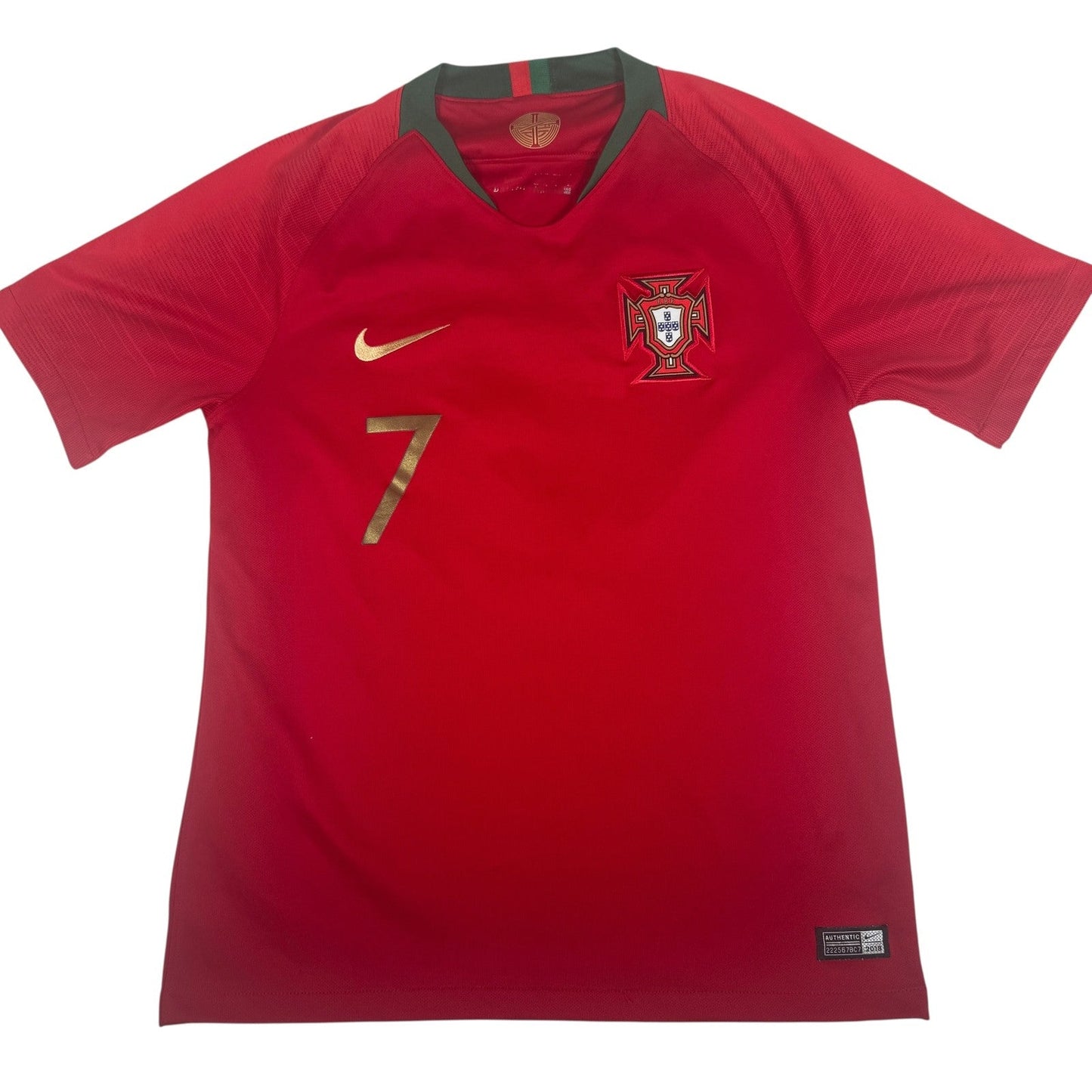 RONALDO 7 Portugal 2018/2019/2020 Home Football Shirt  Medium