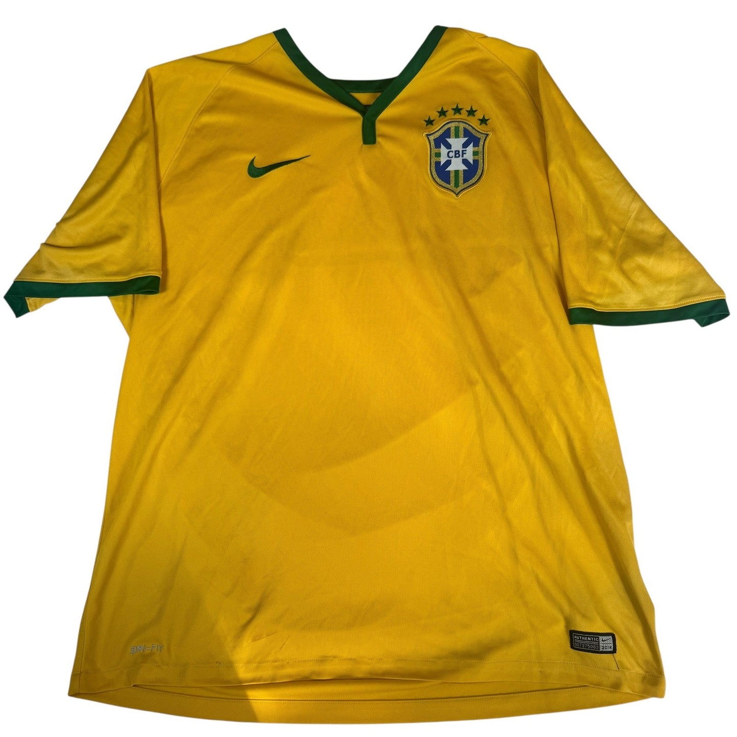 Brazil 2014/2015/2016 Home Football Shirt  XXL 2XL