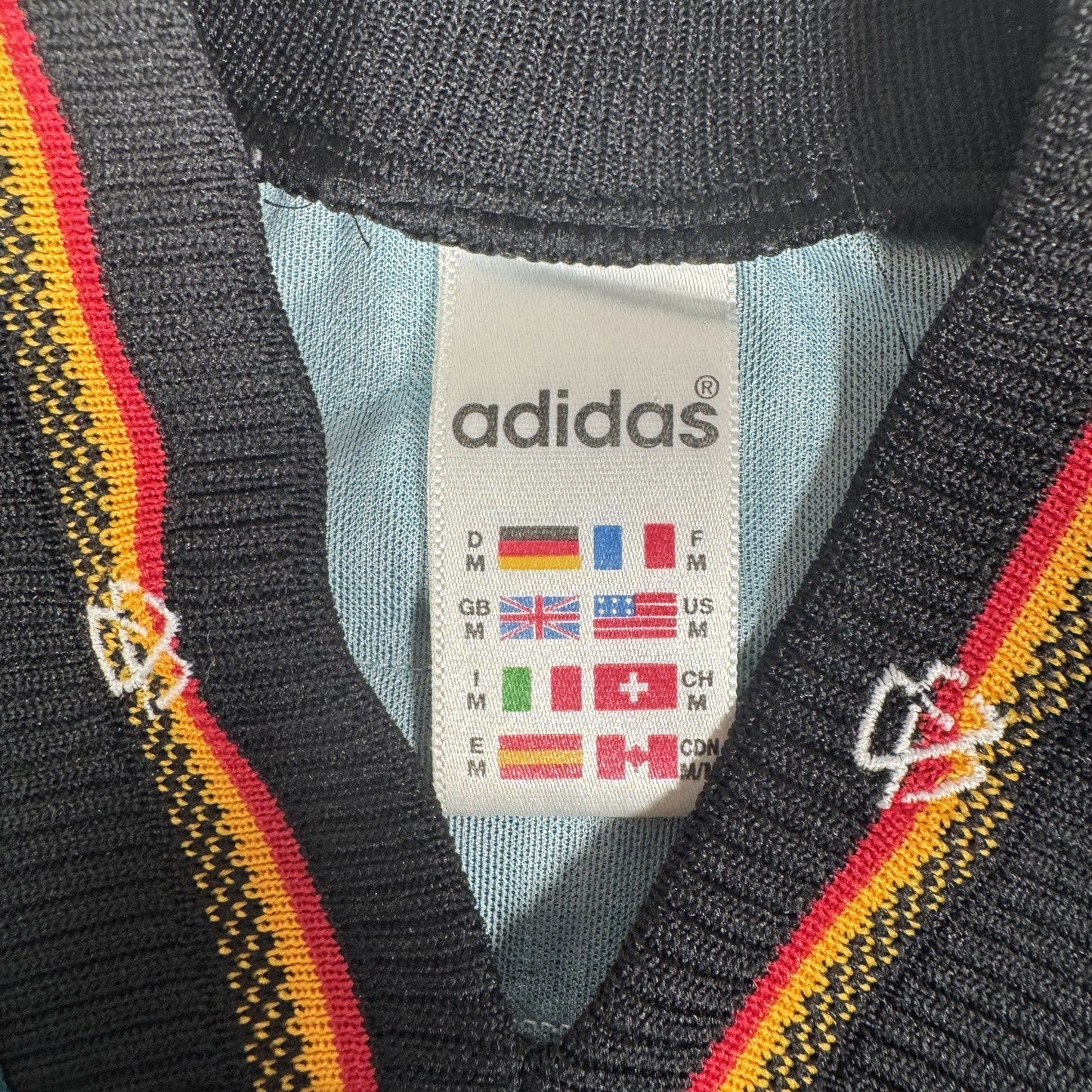 BIERHOFF 20 Germany 1996/1997/1998 Away Football Shirt  Medium