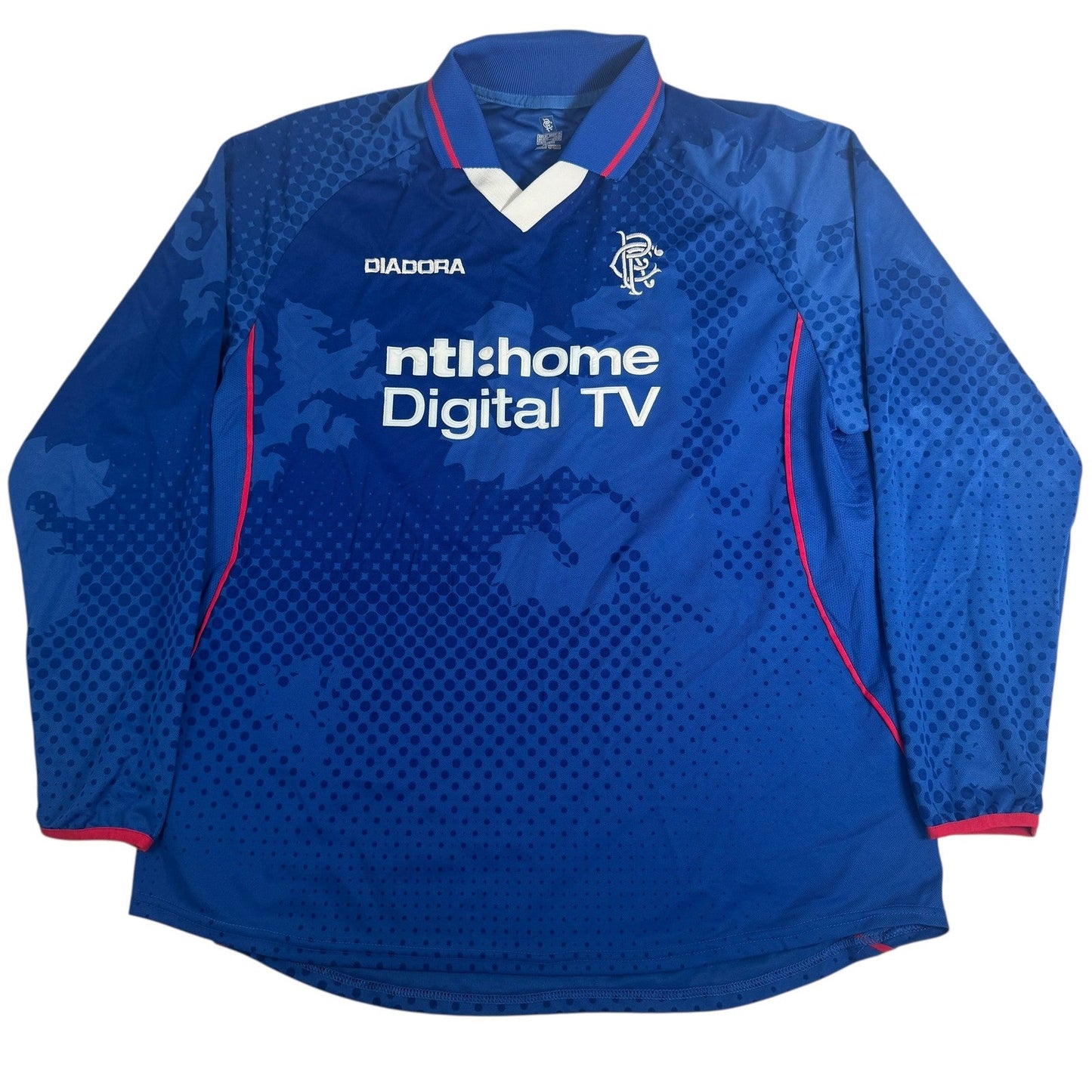 Rangers 2002/2003 Home Long Sleeve Football Shirt  XL