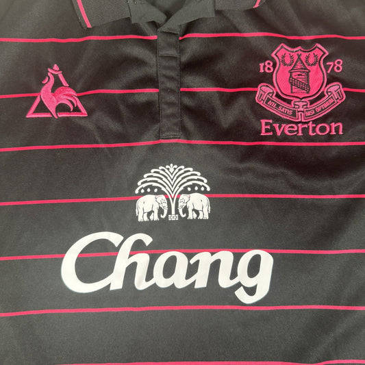 Everton 2009/2010 Away Football Shirt  Large