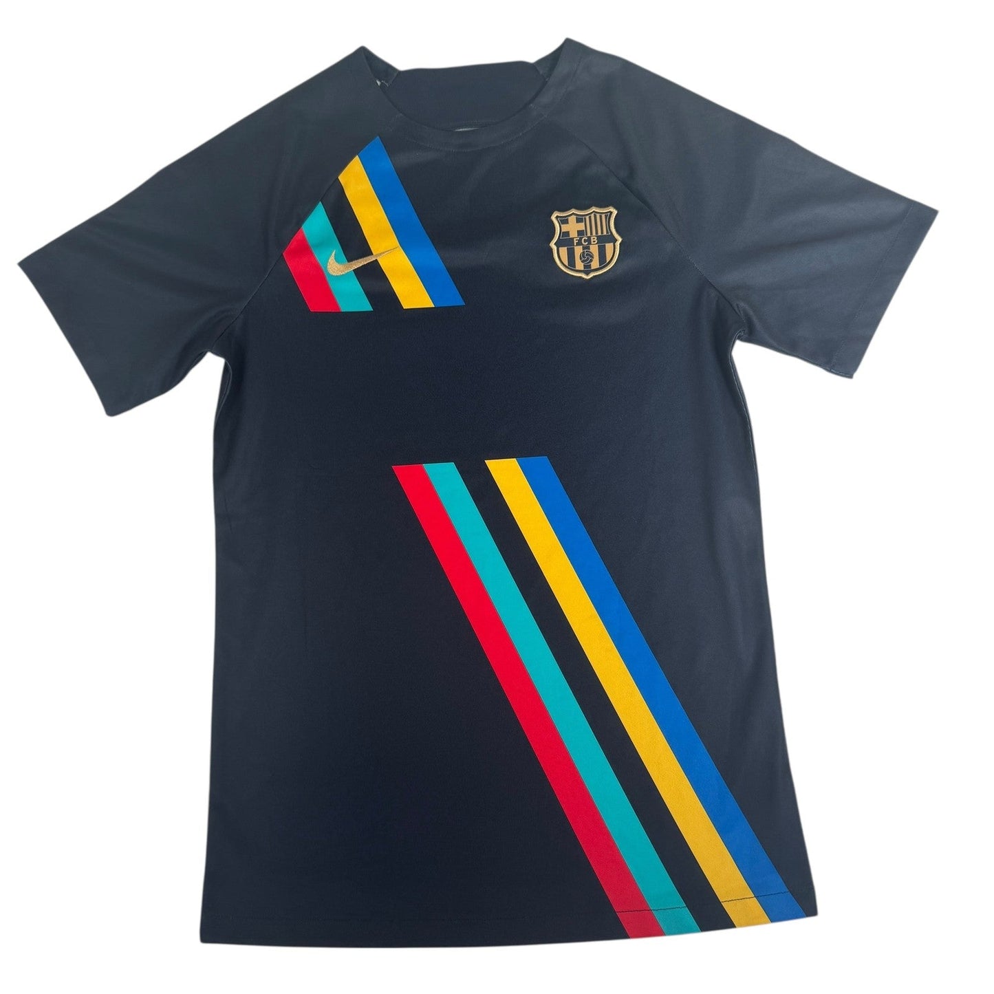 Barcelona 2022/2023 Pre-Match Training Football Shirt  Small